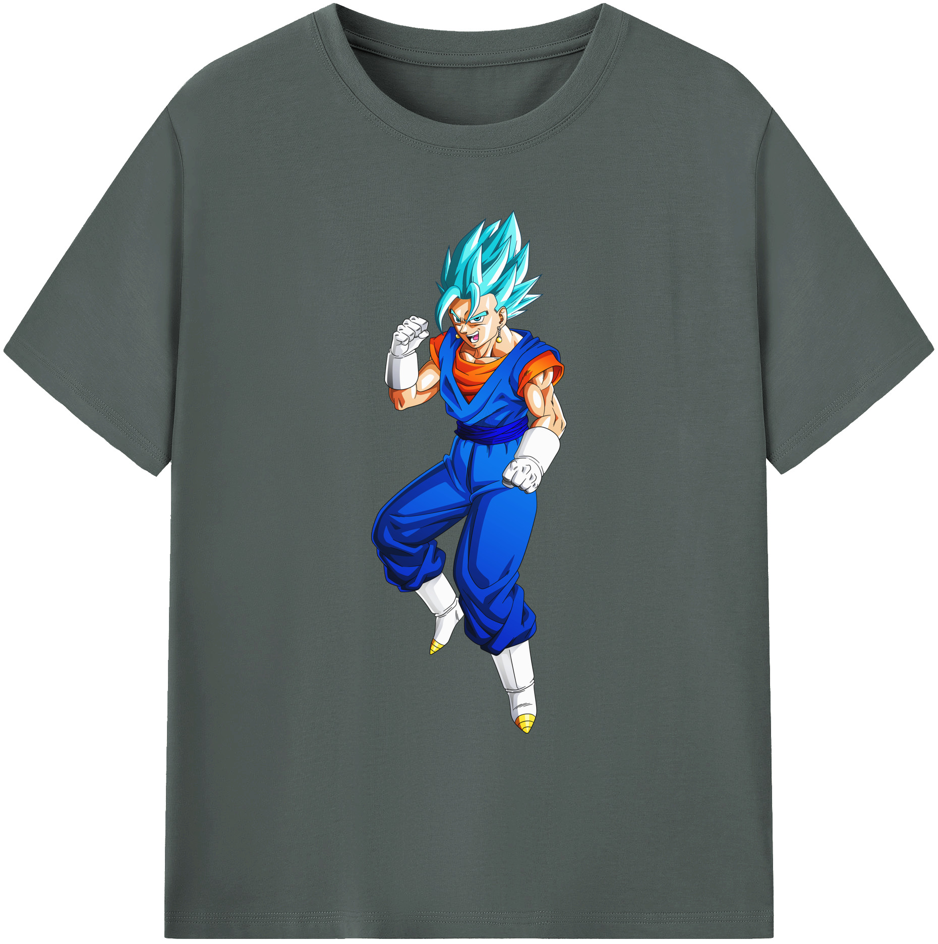 （画像用） ドラゴンボール ベジット DRAGON BALL Vegetto 綿100％ メンズ半袖Tシャツ｜肌触りやわらか＆通気性